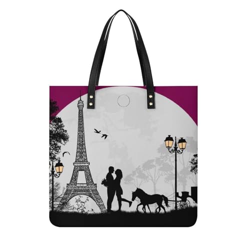 Sac à main shopper Couple De La Tour l'excellence du grand sac