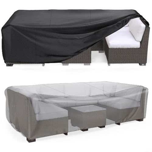 Funda de sofá modular resistente a la intemperie 308x138x89 cm 3