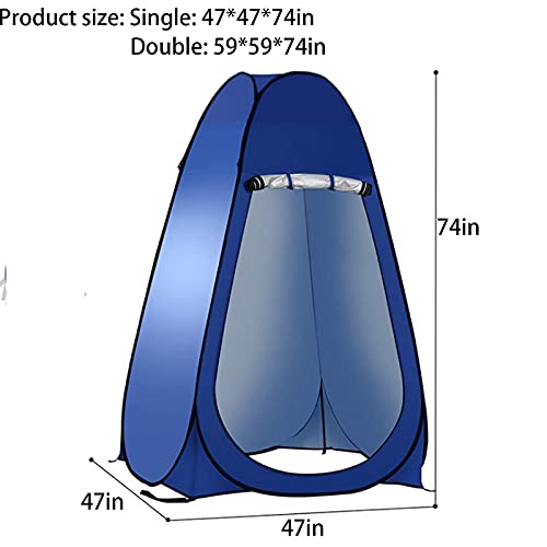 Carpa de privacidad pop up GeRRiT para camping rojo miniatura 3