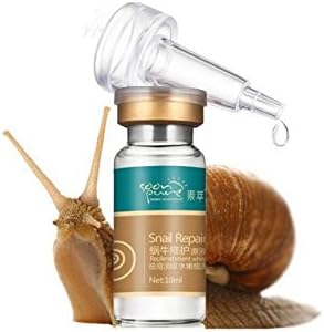 Bodermin Gold Snail Extract White Serum Cream Face Scars Skin Care Rejuvenation Beauty Hyaluronic Acid Ampoules Anti Acne Makeup (10ml)