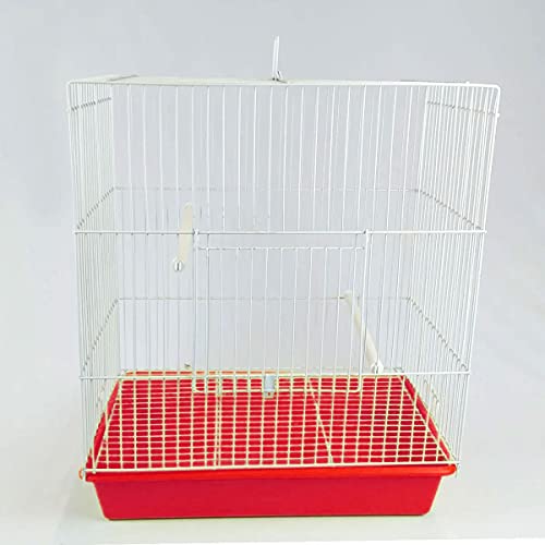 Gaiola Criadeira Para Calopsita Periquito Pássaro Manso de Aramado vermelho