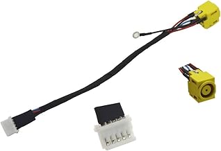 DC Jack Connecteur Alimentation Compatible avec Lenovo ThinkPad E130 E145 E410 SL300 SL400 SL500 Ligne：13.5cm
