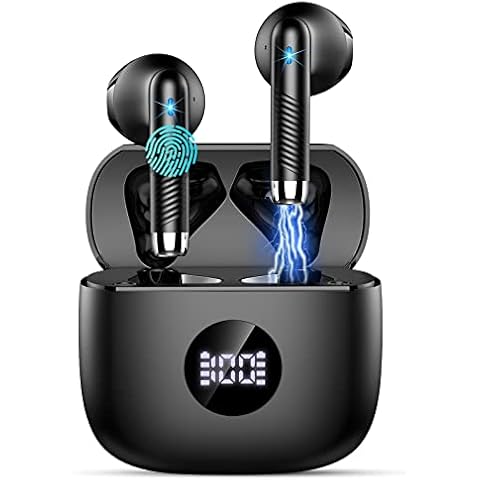Auriculares Bluetooth 5.3 HiFi Estéreo con HD Mic Cover