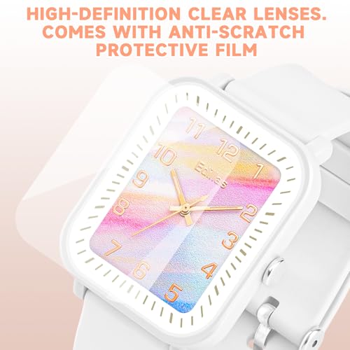Image of Edillas Kids Teens Watch Analog Girls Boys, Waterproof Stylish Watch for Children,Students with Soft Silicone Strap for Kids Teens 4-16 Years Old