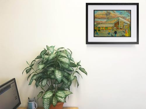 Souvenir de match Carrow Road poster Norwich City FC nostalgie