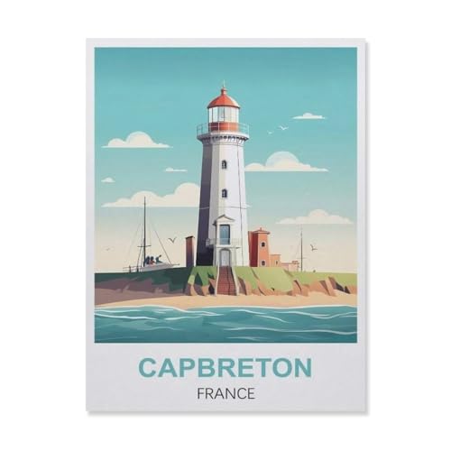 Panneau métal étain de Capbreton avec impression haute définition