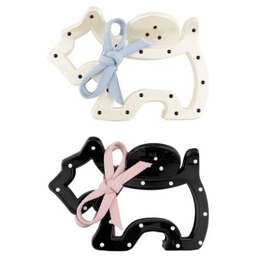 Pinzas para el cabello con diseño de perro 2 unidades miniatura 1