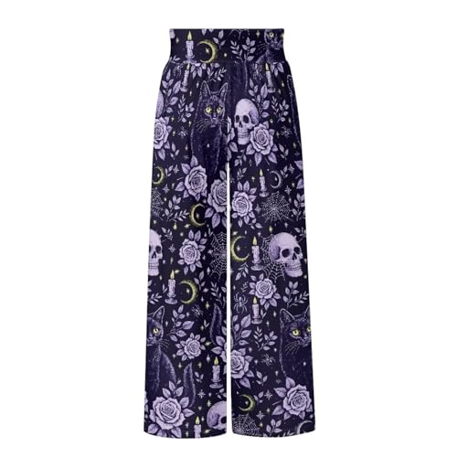 Wide Leg Trouser Pants for Women Plus Size Yoga Pants High Waist Casual Lounge Pant2