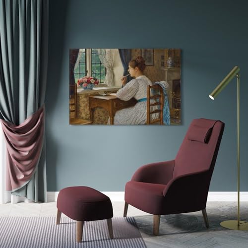 Impression sur toile Straying Thoughts par Leighton pour sublimer un salon chic - 4