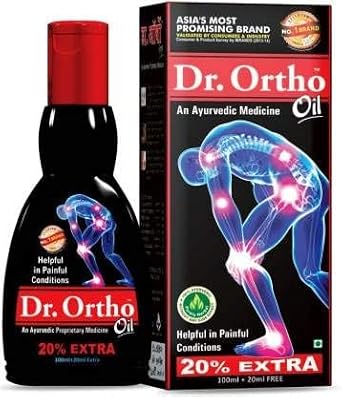 Dr.Ortho Joint Pain Relief Oil 120ml - Ayurvedic Joint Pain Massage Oil Liquid (120 ml)