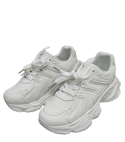 Walia Chunky Platform Sneakers, High Platform Fashion Shoes, Lace-up Comfort