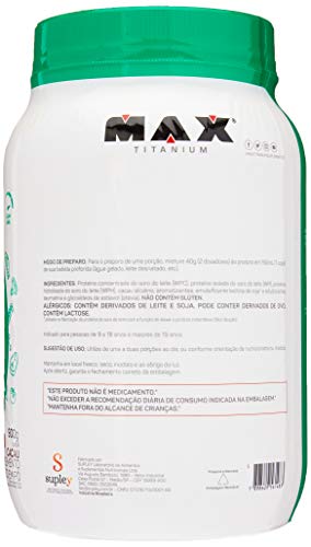 Top Whey 3W Mais Natural (900G) - Max Titanium