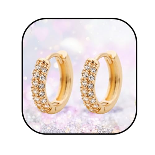 925 Sterling Silver Earrings for Women Hoop Earrings Colorful Ear...