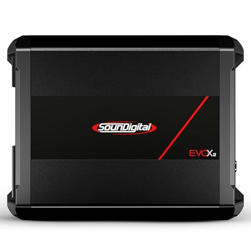 SounDigital EVOX2 3000.1-1 Ohms Monoblock 3000W RMS Bridged Power Car Amplifier (Renewed)