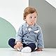 Famuka Baby Anzug Festanzug Smoking Sakkos Baby Junge Taufe Hochzeit Fotoshooting Babykleidung (Blau,12M)