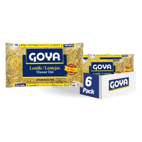 Goya Dry Lentils, 4 lb (Pack of 6) Cover
