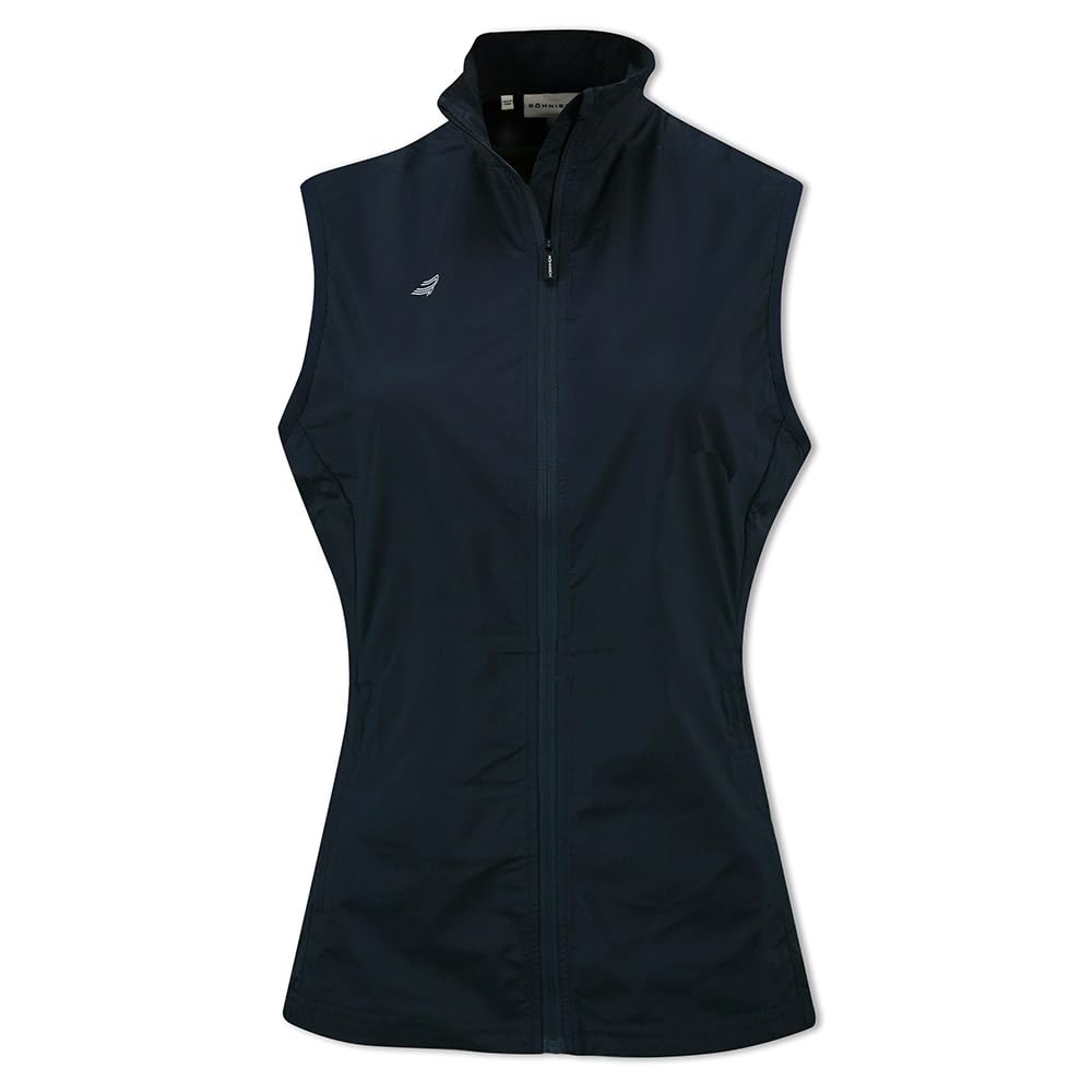 Rohnisch Ladies Packable Ultralight Golf Vest in Navy-Large