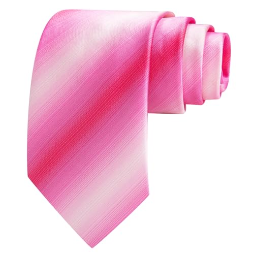Image of Barry.Wang Plaid Ties for Men Silk Necktie Handkerchief Cuff Links Set