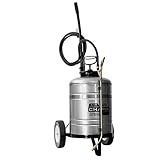 Chapin 6300 Industrial 6-Gallon Stainless Steel Cart Sprayer for Fertilizer, Herbicides and...