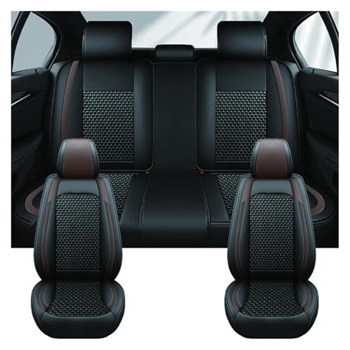 Housses de siège auto universelles couvre siège café pour Mitsubishi Lancer X L200 confort