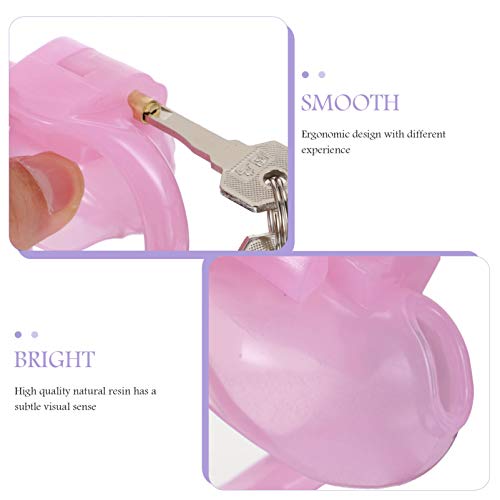 MILISTEN Male Chastity Cock Cage Cock Penis Ringen Apparaat Maagdelijkheid Lock Kuisheidsgordel Cock Penis Sleeve Ring… - Image 7