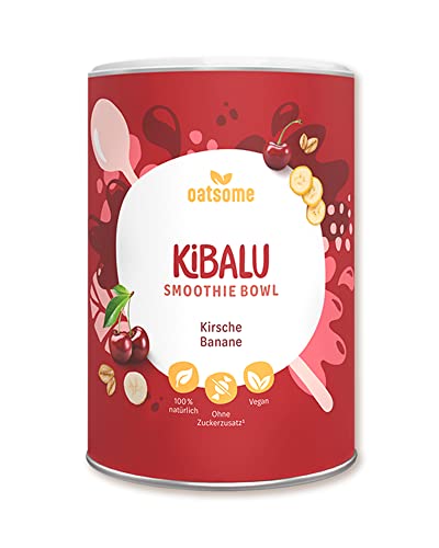 OATSOME® Kibalu | Smoothie Bowl Mit Kirsche & Banane |100% Natürlich, Vegan & Ohne Zuckerzusatz + Zusatzstoffe | Einfache Zubereitung | Frühstück | Superfoods | Gefriertrocknung | 400g Cover