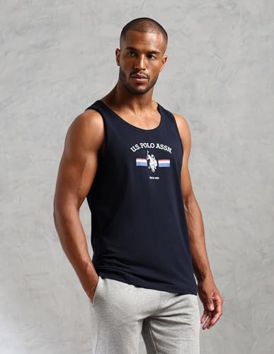 Image of U.S. Polo ASSN. Mens OEV02 Brand Print Comfort Fit Vest - Pack of 1