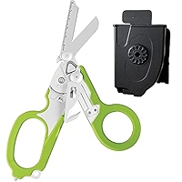 Leatherman Raptor Rescue - Emergency Response Folding Shears With Strap Cutter & Glass Breaker, Orange/Black, With Utility Holster - View #2