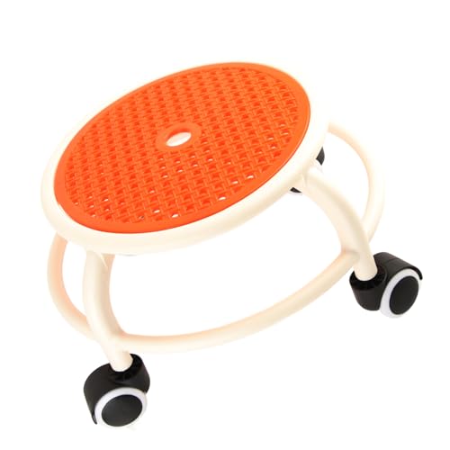 Roulement bas roue universelle mobile mini-tabouret robuste plastique - 4