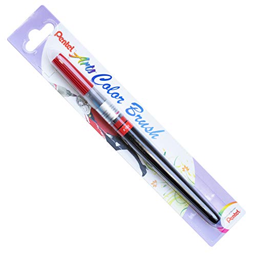 Image of Pentel Arts XGFL Colour Brush Pen-RED, (XGFL-102X)