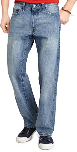 IZOD Men's Classic Denim Jeans (Regular, Straight, and Relaxed Fit)