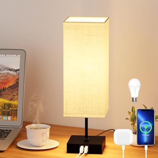 Toipwen Lamparas de Mesita de Noche - Control Táctil, 3 Temperaturas Regulable - 2 Puertos USB de Carga Rápida - 6W E27 Bombillas - para Dormitorio, Salón, Oficina | Ya disponible en tu tienda friki favorita! En mundofriki.es! Toipwen Lamparas de Mesita de Noche - Control Táctil, 3 Temperaturas Regulable - 2 Puertos USB de Carga Rápida - 6W E27 Bombillas - para Dormitorio, Salón, Oficina | Ya disponible en tu tienda friki favorita! En mundofriki.es!