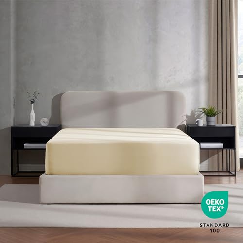 Image of Nestl Extra Deep Pocket Queen Fitted Sheet Only, Queen Size Fitted Sheet
