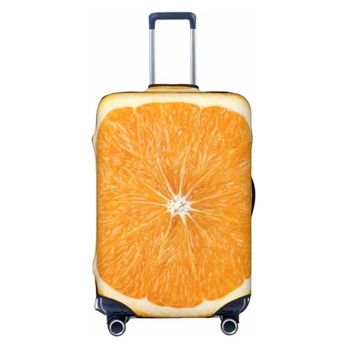 Orange Slice Print Luggage Suitcase Cover Protector Luggage Washable Covers With Concealed Zipper