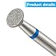 2 Stück Professioneller Diamant Bits Nagelfräser Aufsätze Nagelpolierkopf Nagelfräser Bits für Maniküre Nagelpflege, Entfernen Nagelhaut Kit,Legierter Wolframstahl Bit