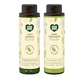 ecoLove - Natural Shampoo & Conditioner Set for All Hair Types - Safe for the Whole Family - No SLS