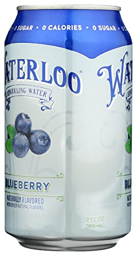 Image of Waterloo Sparkling Water Waterloo Blueberry Sparkling Water, 12 Fl Oz