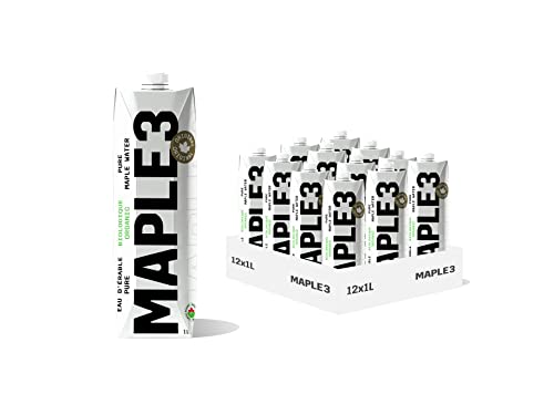 Maple3 Organic Maple Water, 100% Natural Hydratation, Straight from a