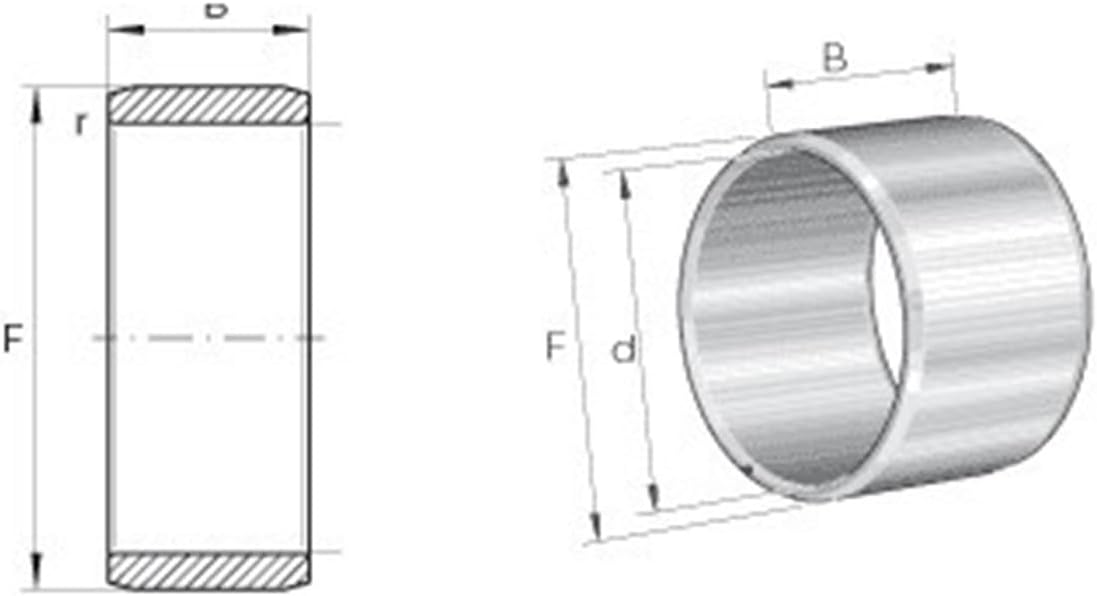 910pcs IR20X25X17 Needle Roller Bearing Inner Ring
