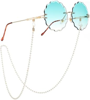 Eyeglass Chain, Pearl Beaded Eye Glasses Chains Sunglasses Chain Reading Glasses Chain, Eyeglasses Chain for Women