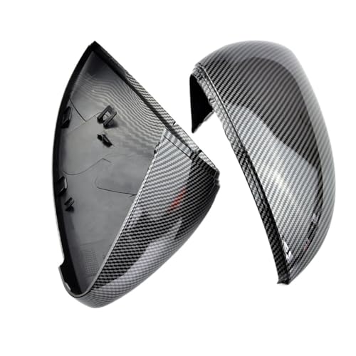 Coque rétroviseur Golf 7 noir brillant et carbon look pour MK7 GTE GTI R