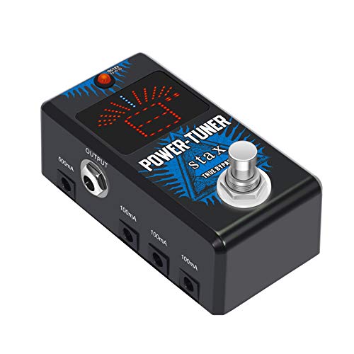 Image of Stax Guitar Power Tuner Pedal 8 Independent 9V Output With High Precision Tuning Pedals For Electric Guitar Mini Size True Bypass