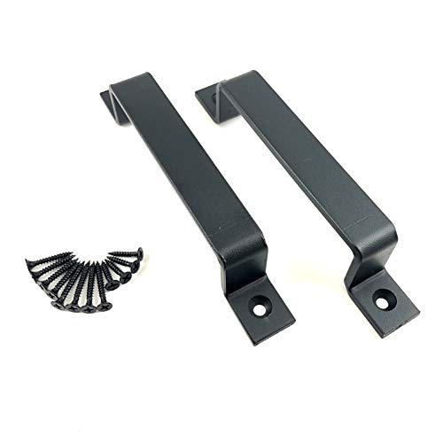 Barn Door Handle Pull Set (2 Pack)  2 Handles with 12 Screws Included