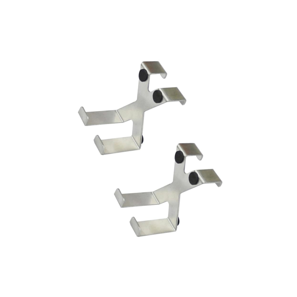 OFFSCH 2pcs Non-Marking -Type Hooks Over The Door Large Storage Hooks for Closets Home Garden