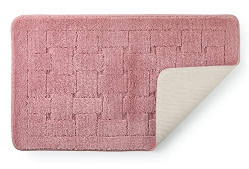 Emma Barclay Orkney - Crosshatch Bath Mat (45x75cm) (Blush Pink) - Image 3