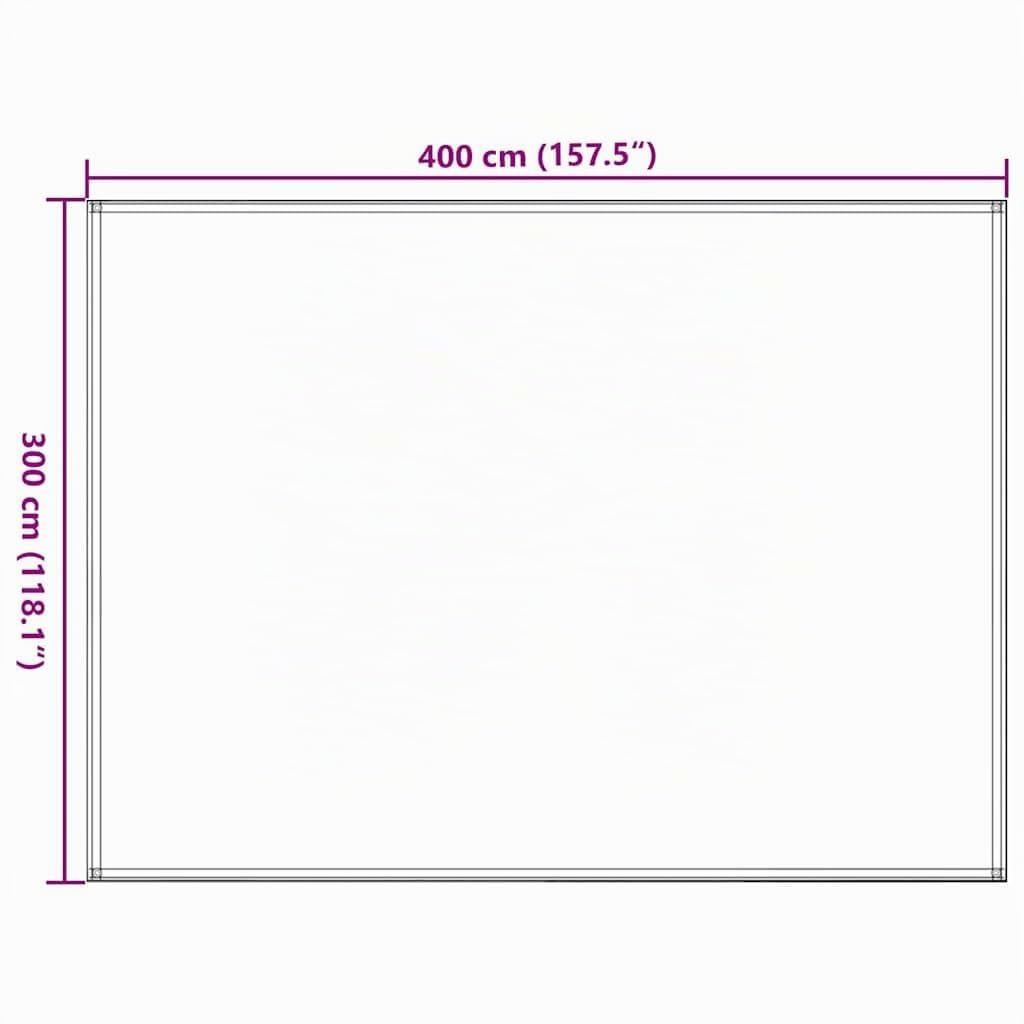 vidaXL Zeltteppich Vorzeltteppich Campingteppich Vorzeltboden Zeltboden Camping Teppich Wohnwagen Terrasse Outdoor 300x400cm Taupe HDPE