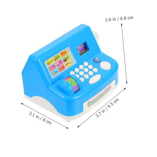 Totority 5 Peças Simulação de caixa registradora jogar caixa registradora para crianças brinquedos e