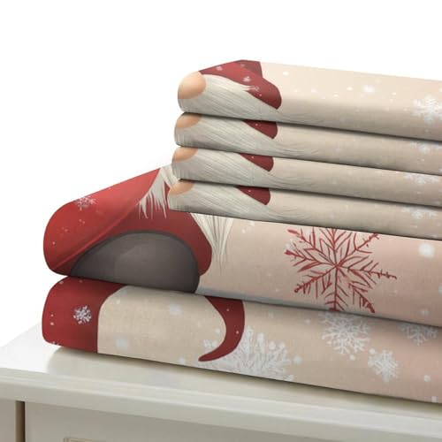 Parure de lit Noël 260x220 housse couette super king microfibre ado