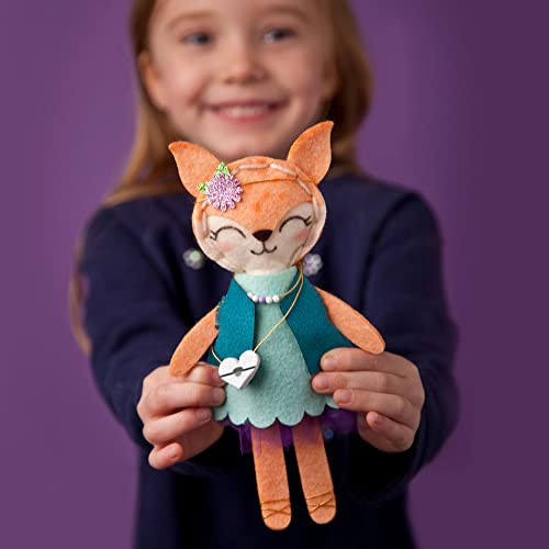 Craft-Tastic – Make A Fox Friend Craft Kit – Learn To Make 1 Easy-To-Sew Stuffie With Clothes & Accessories #TOP3