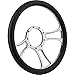 Speedway Motors Chrome Plated Billet Trinity Style Steering Wheel
